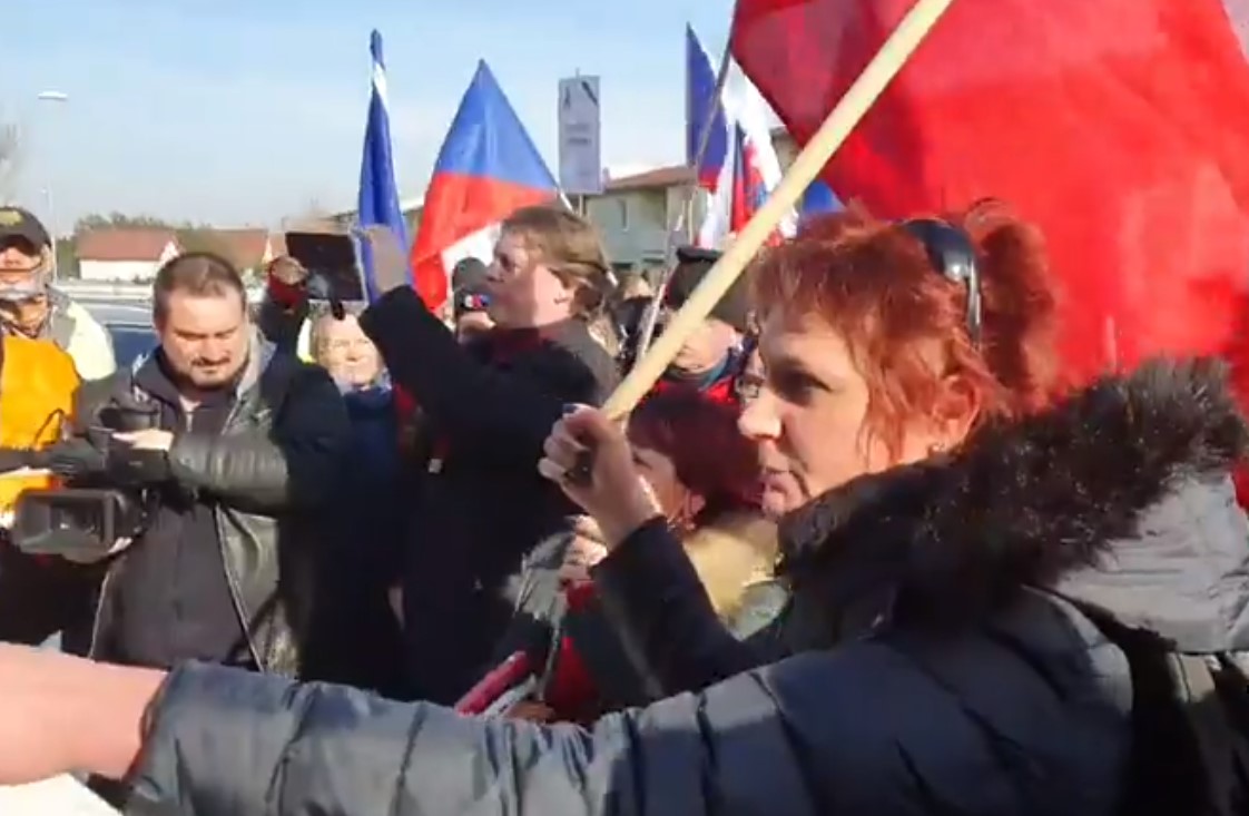 hamáček protest