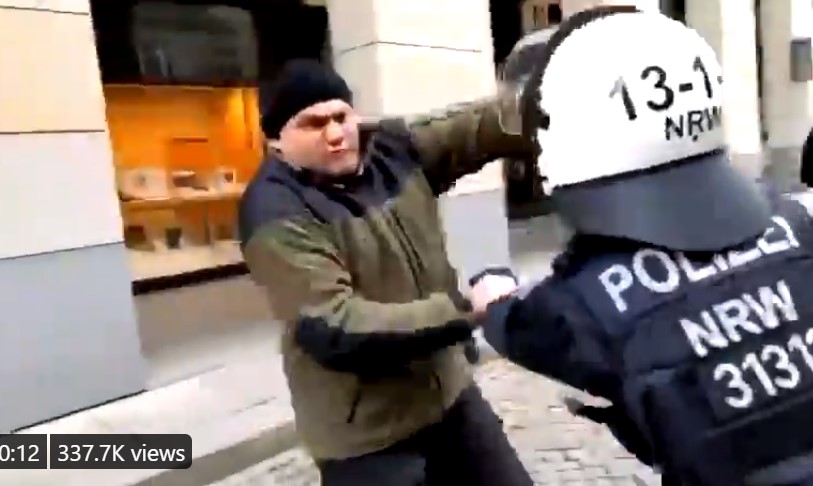 protest německo