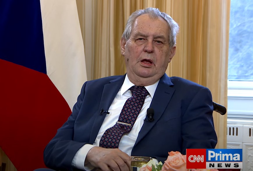 miloš zeman projev