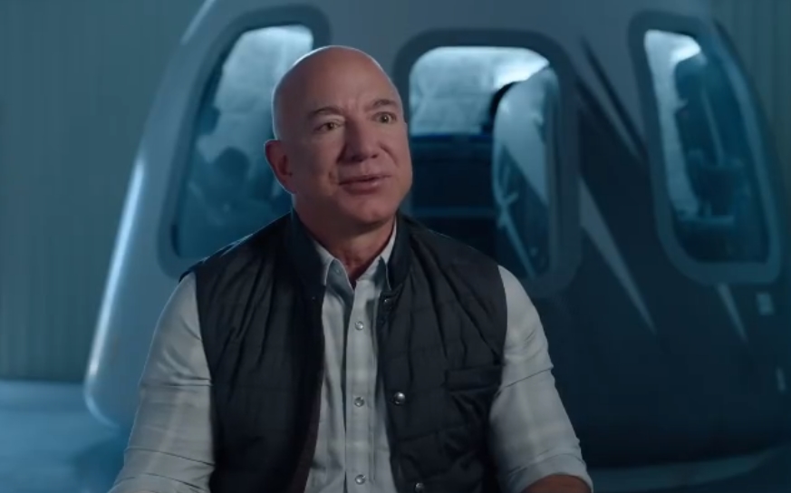 bezos vesmír amazon