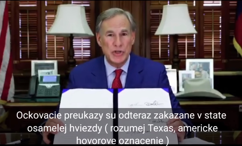 očkovací pas texas