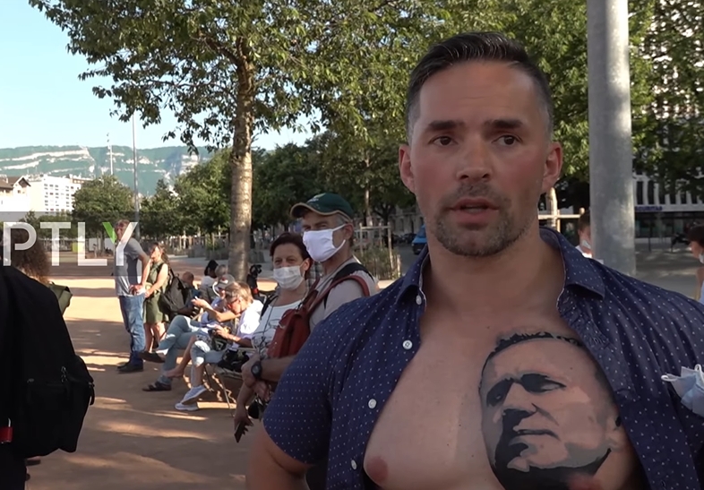 pavelec protest putin