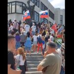 slovensko protest