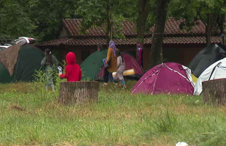 migranti tábor
