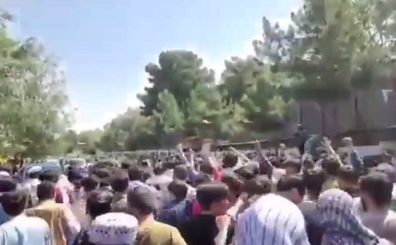 taliban protest