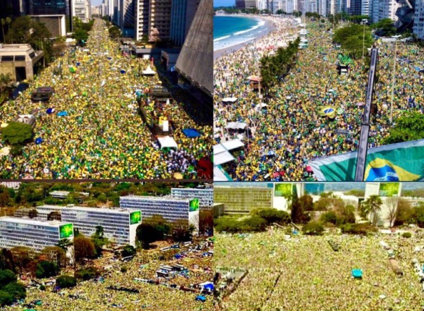 bolsonaro protest brazílie