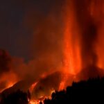 španělsko sopka erupce