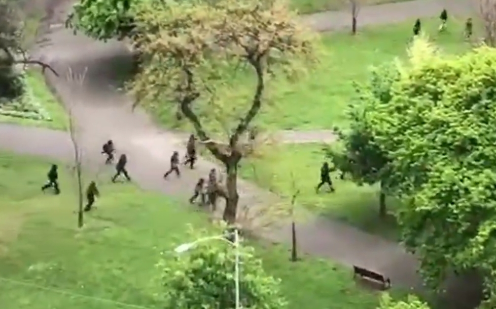 australská policie střílí