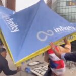 new york protest očkování