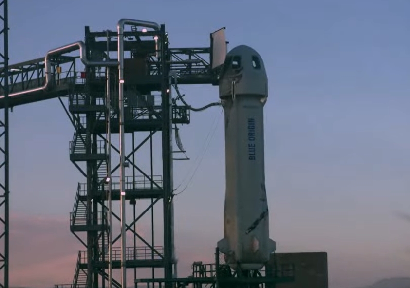 blue origin vesmír