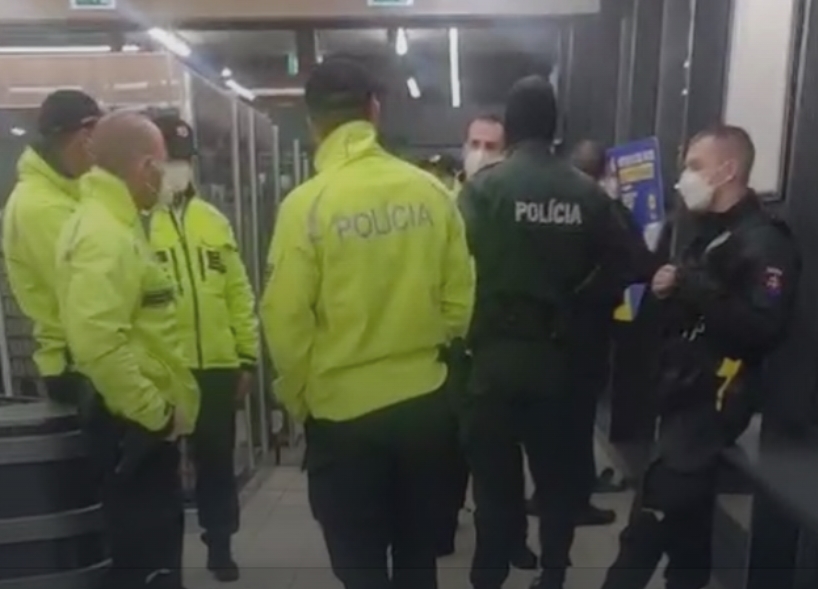 lidl protest roušky