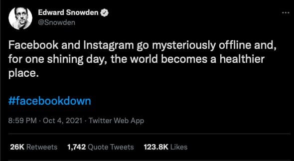 snowden výpadek