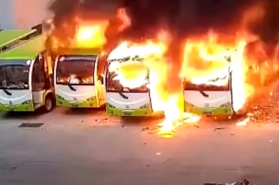 elektrobus požár