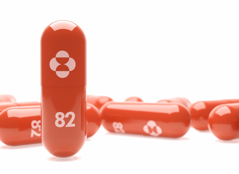 merck covid mutace