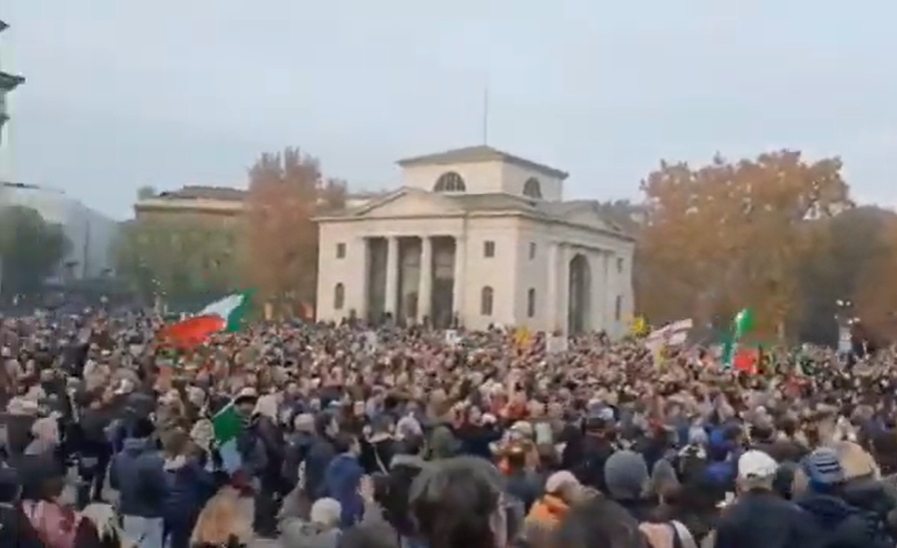 itálie protest