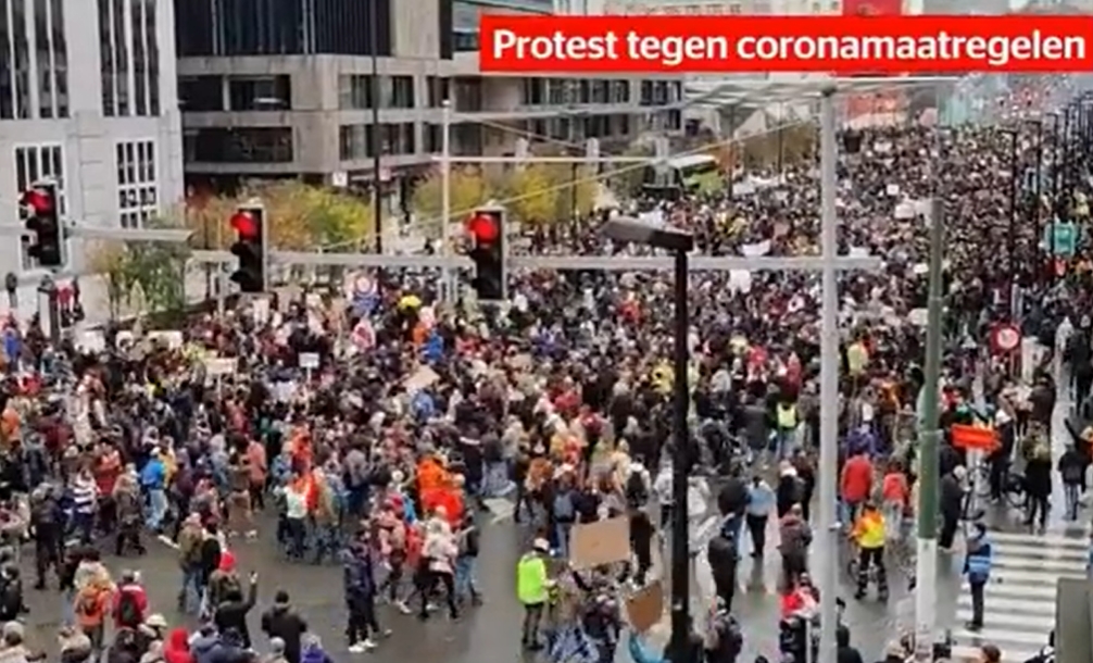 belgie protest covid
