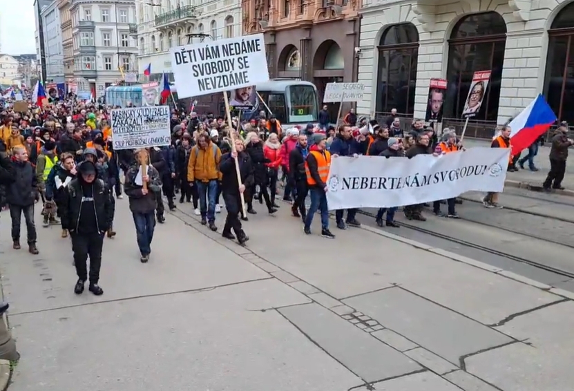 brno protest očkování