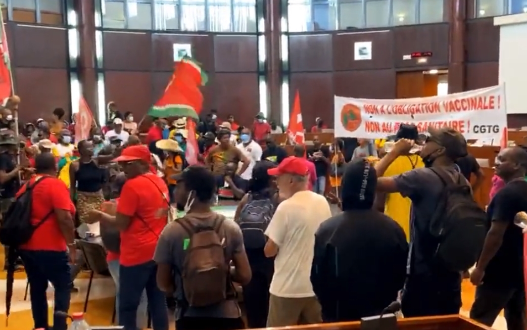 protest guadeloupe