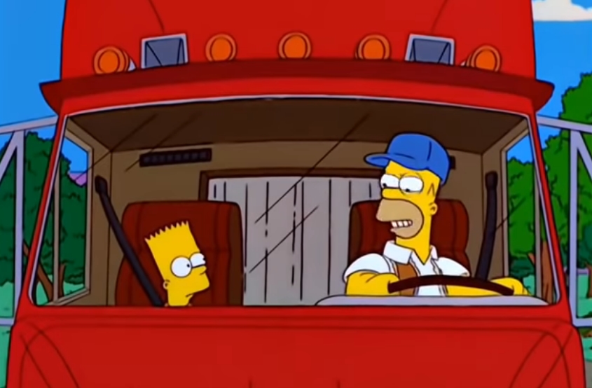 konvoj svobody simpsonovi