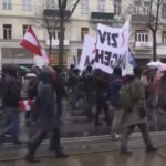 vídeň demonstrace