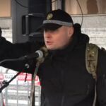 městský policista protest