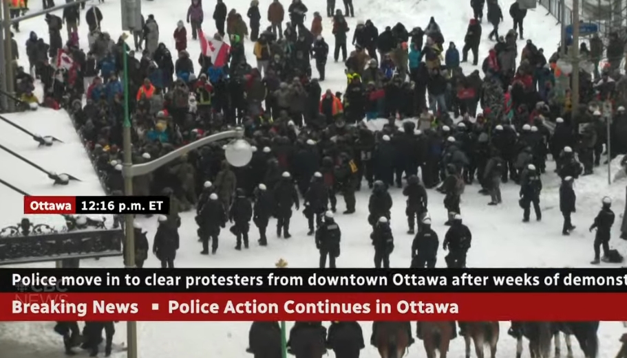 protest ottawa konvoj