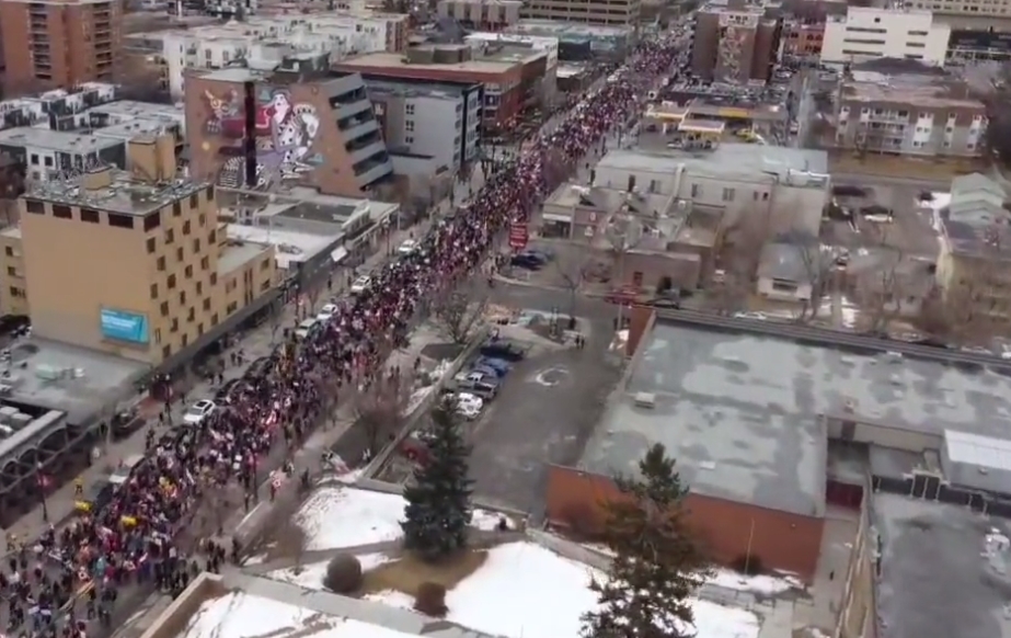 calgary protest vláda