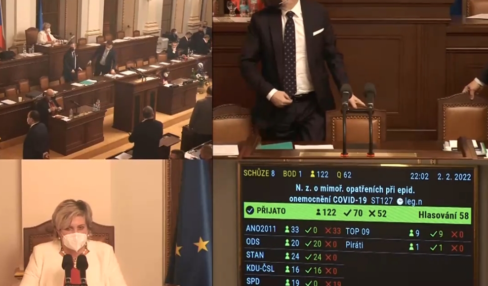 pandemický zákon schválen