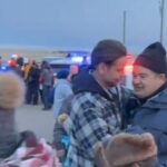 protestující objetí kanada