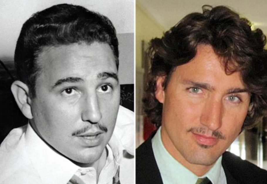 justi trudeau je syn fidel castro