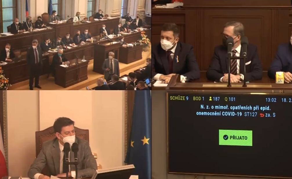 pandemický zákon schválen