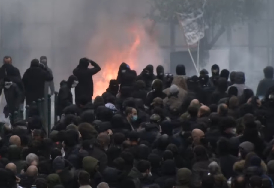 korsika protest