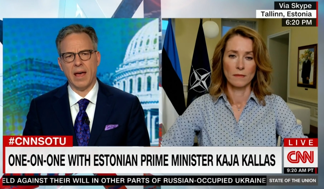 estónská premiérka
