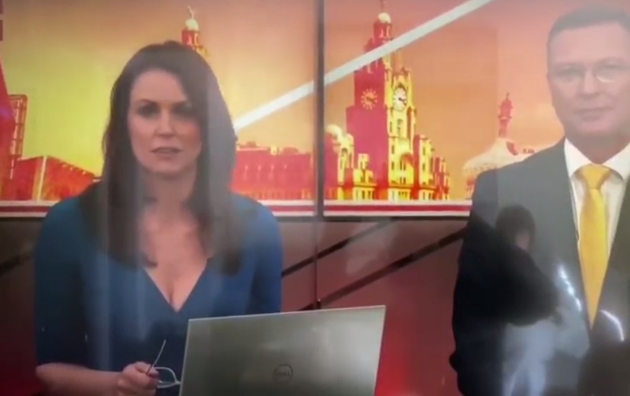 covid televizní moderárka