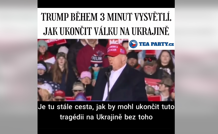 jak ukončit válku na ukrajině trump