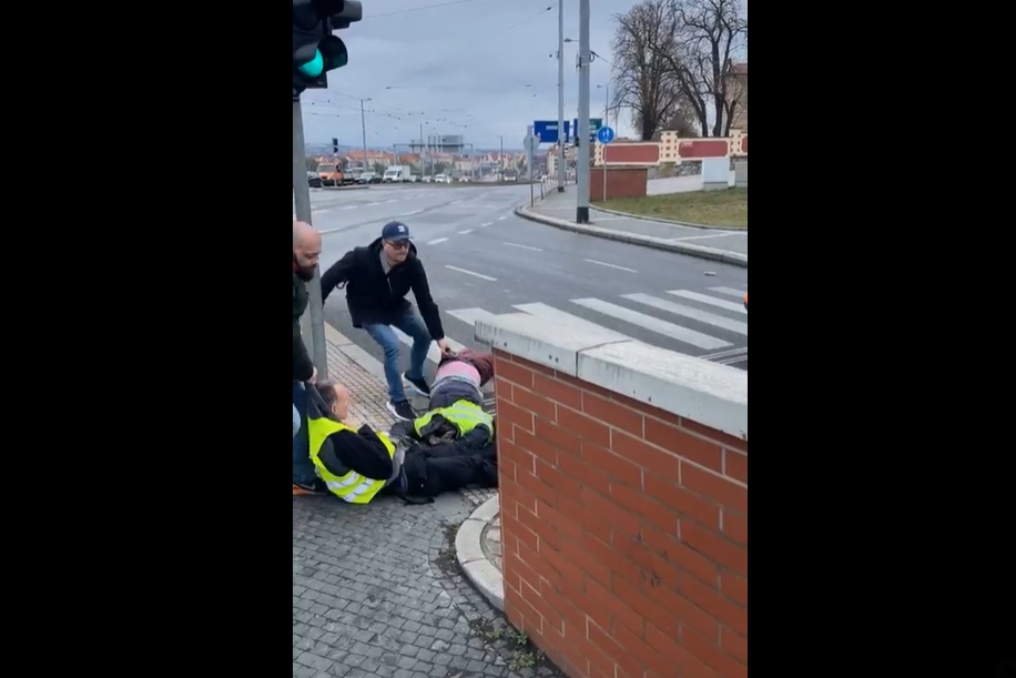 protest praha kopance