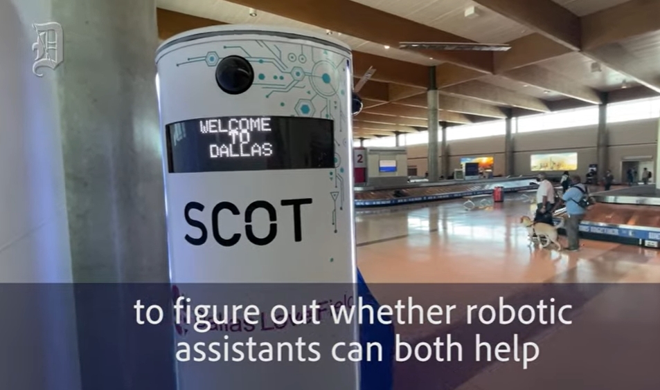 dallas robot letiště