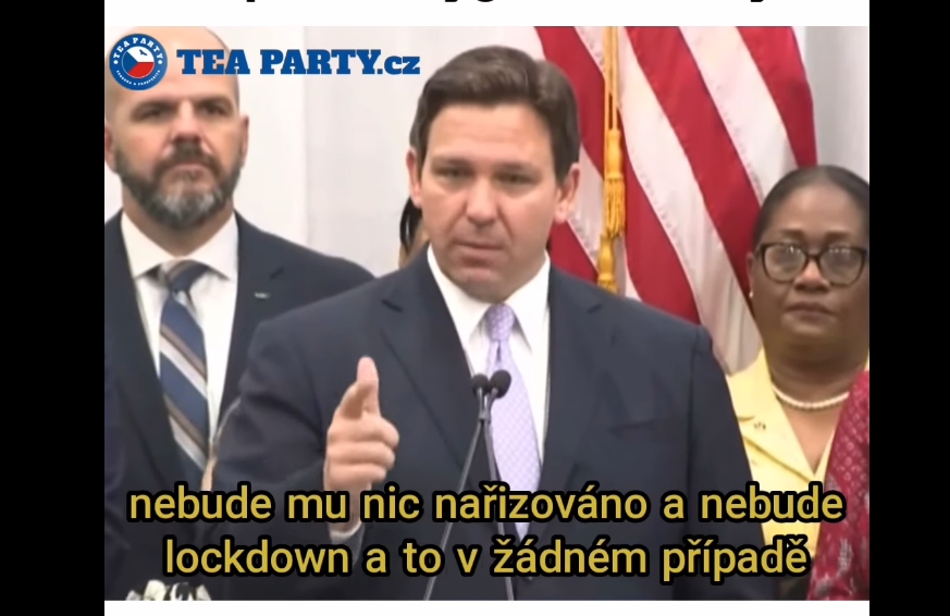 lockdown floridský guvernér