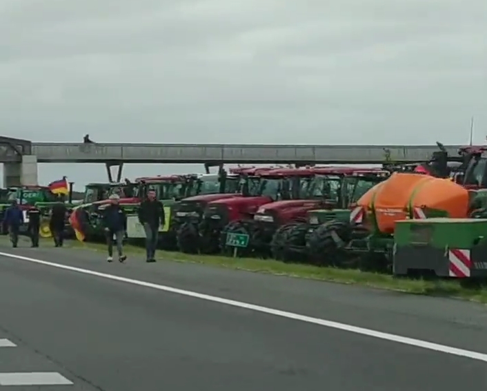 evropský protest farmáři