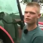 16letý farmář protest