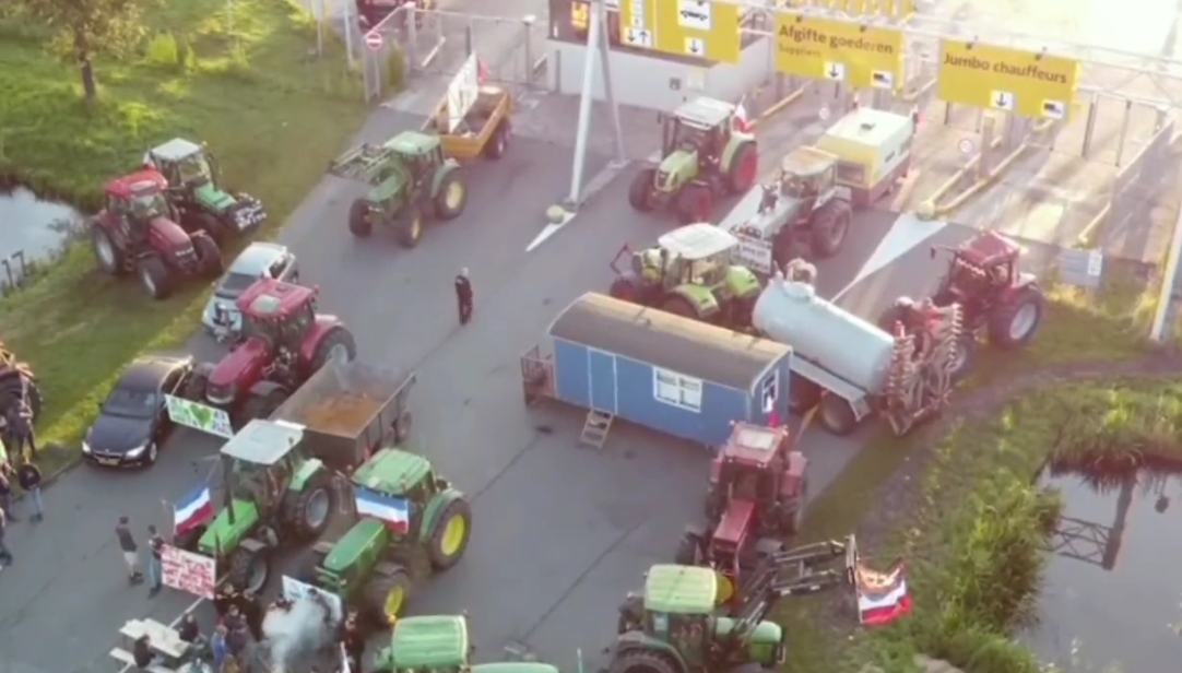 farmáři protest nizozemsko