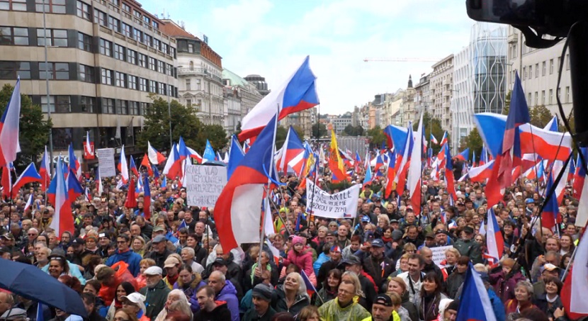 demonstrace praha