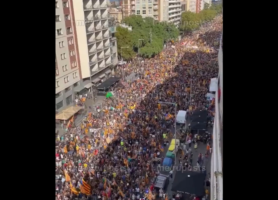 katalánsko protest