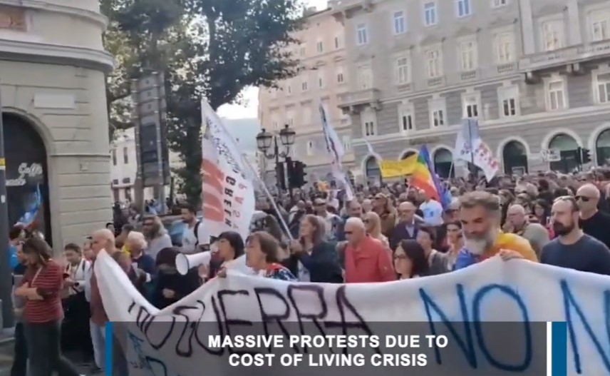 protest řím