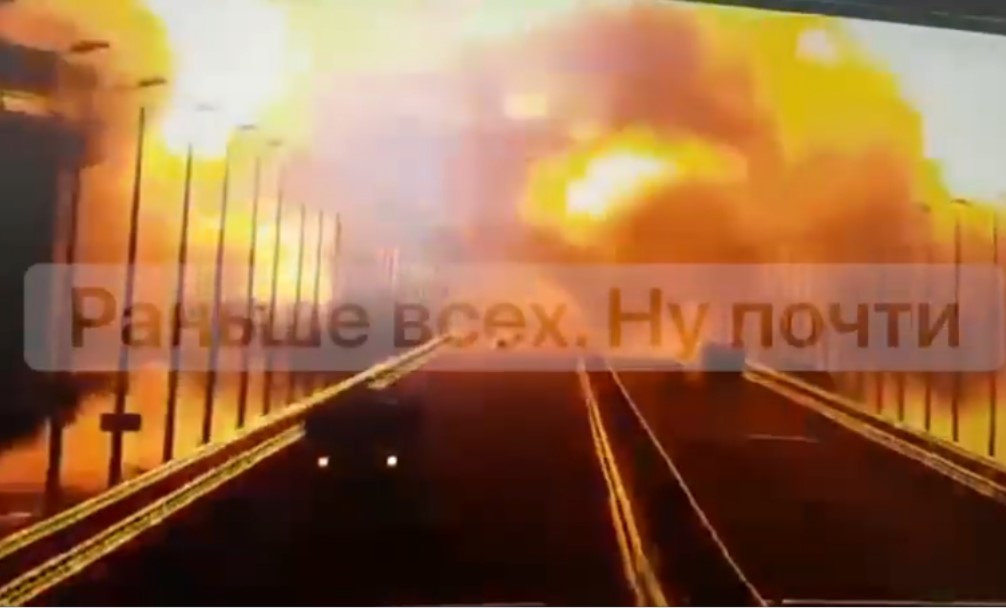 výbuch krymský most