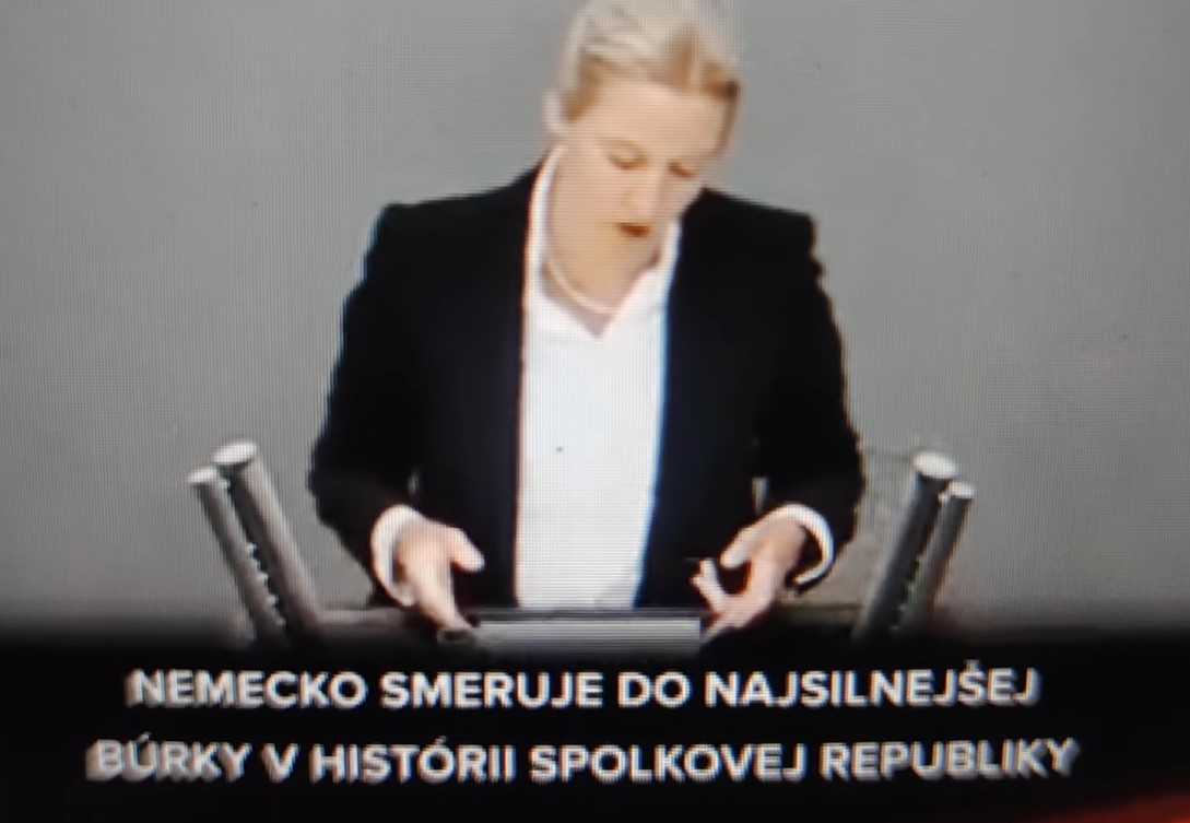 bundestag poslankyně