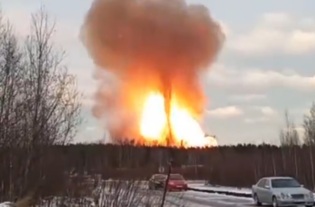 exploze gazprom plynovod