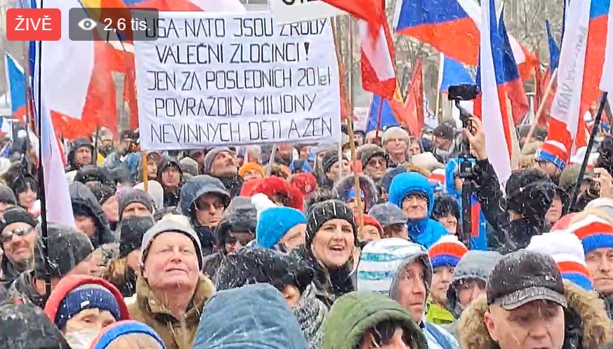 protest proti vládě
