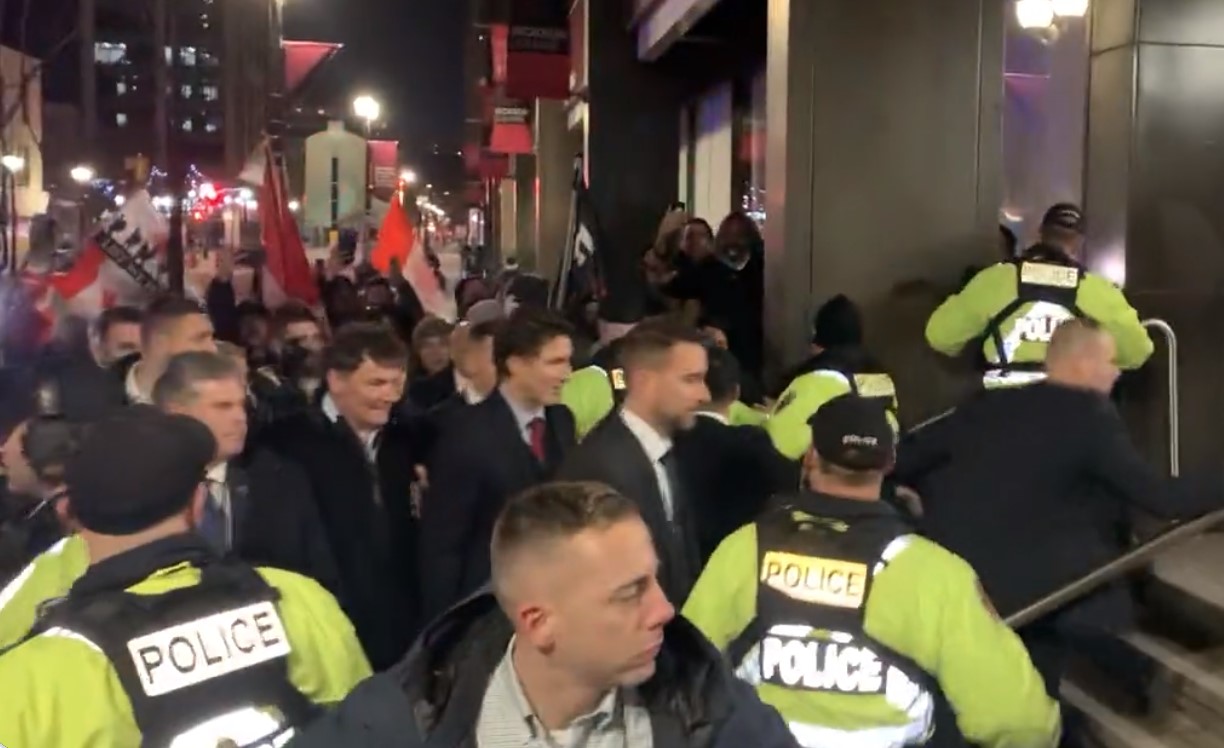 trudeau protest