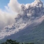 merapi sopka výbuch